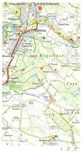 Mapa za: A. Kaleniewicz, Ziemiaski Szlak Rowerowy 