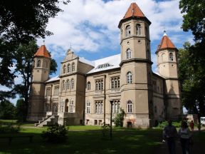 Neorenesansowy paac z lat 1856-1859 w Dbrwce Wielkopolskiej